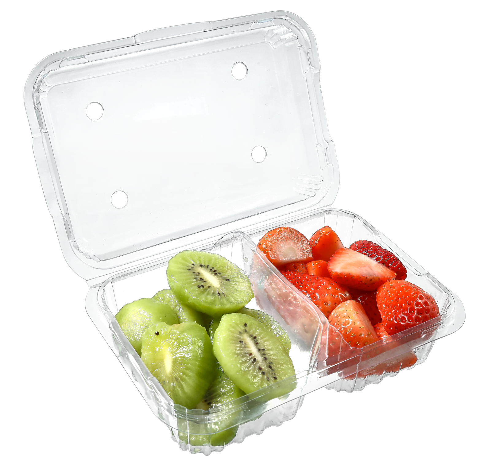 PET Rectangular Clamshell Sliced Fruit Container – Ningbo Well Packing ...